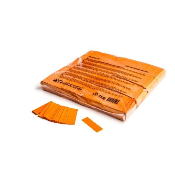 Confetti oranje papier 1kg