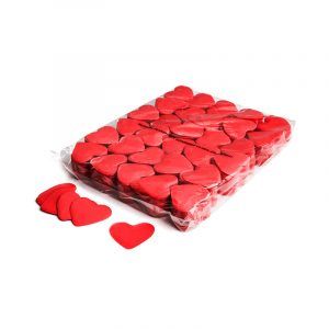 CON04RD – Confetti hartjes rood papier 1kg