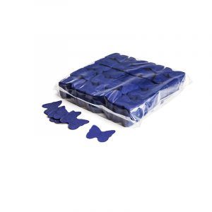 CON07DB – Confetti vlinders donkerblauw papier 1kg