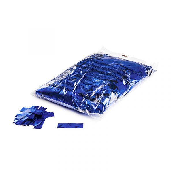 Confetti blauw metallic 1kg