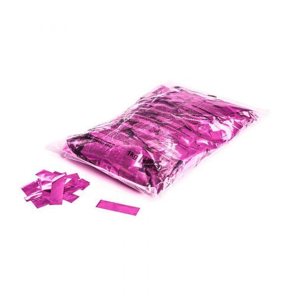 Confetti roze metallic 1kg