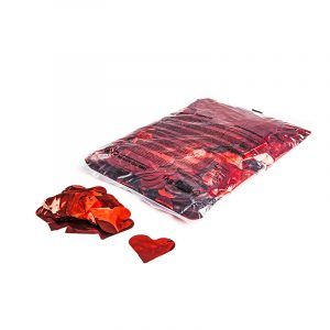 CON15RD – Confetti hartjes rood metallic 1kg