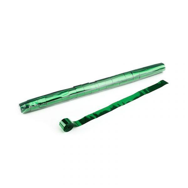 Streamer groen metallic 20m x 25mm